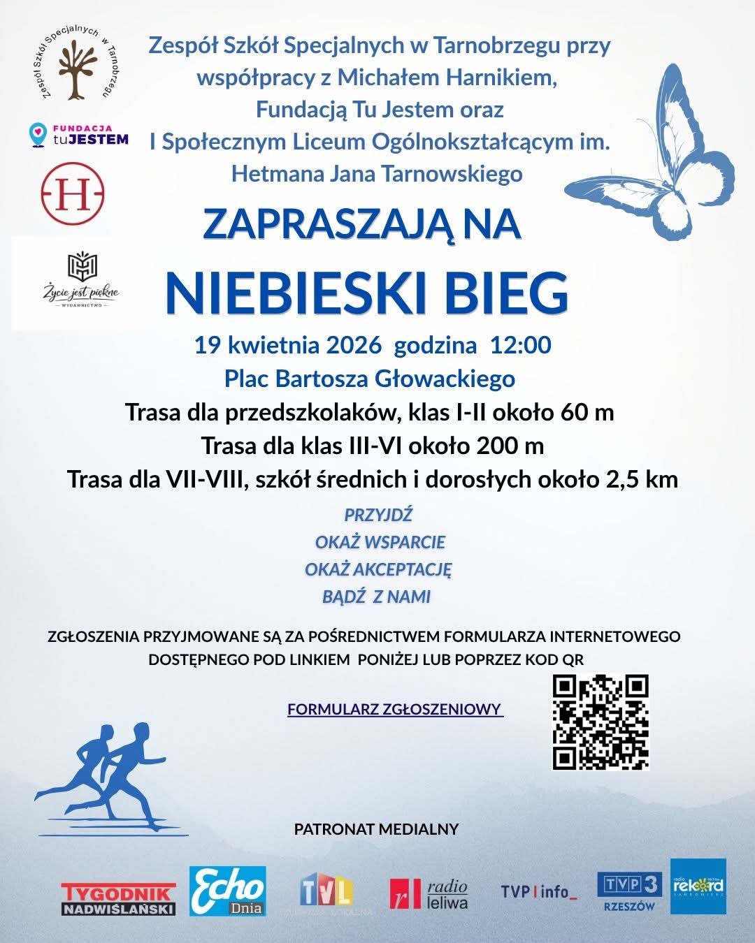 Zapraszamy na Niebieski Bieg